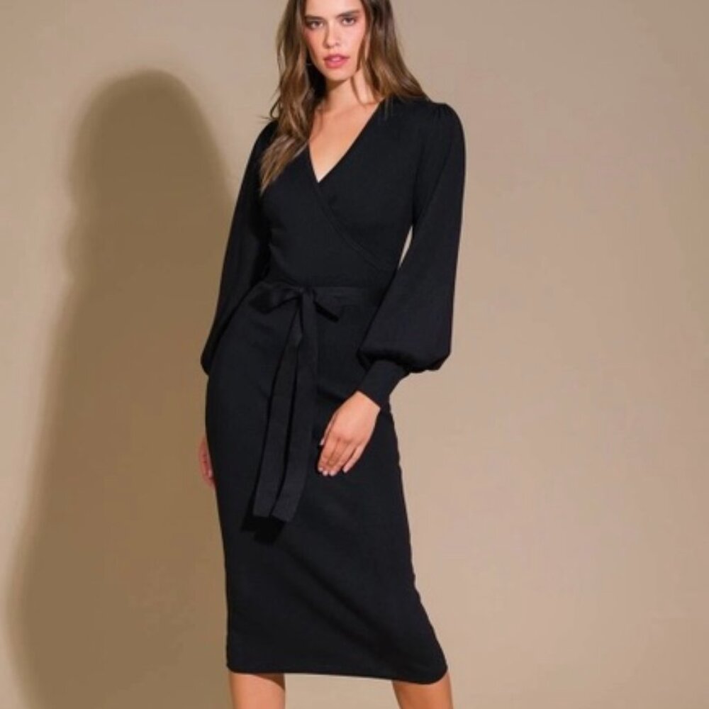 Black Sweater Dress